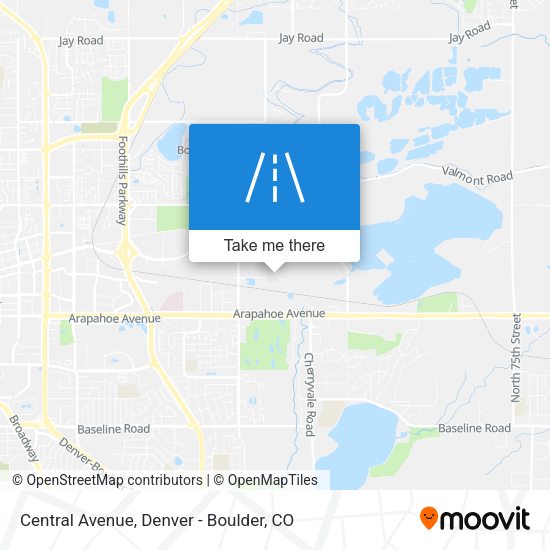 Central Avenue map