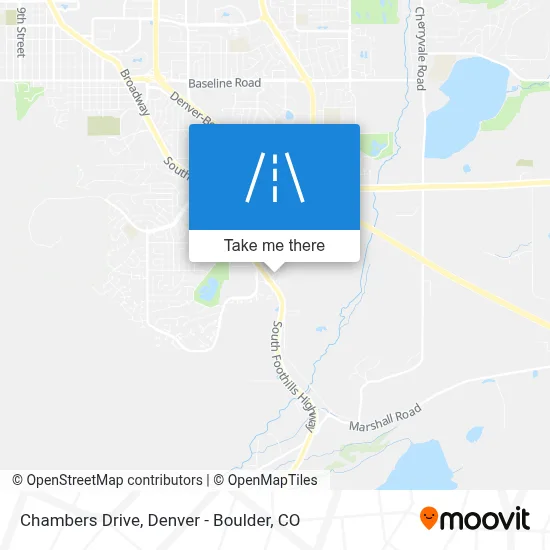 Chambers Drive map