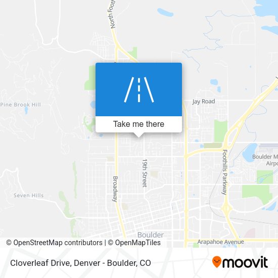 Cloverleaf Drive map