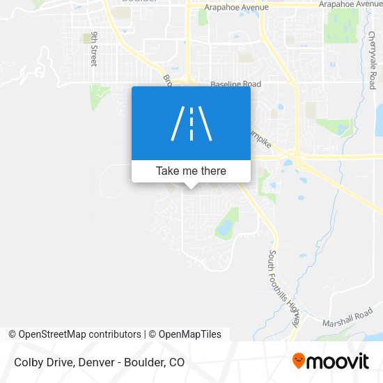 Mapa de Colby Drive