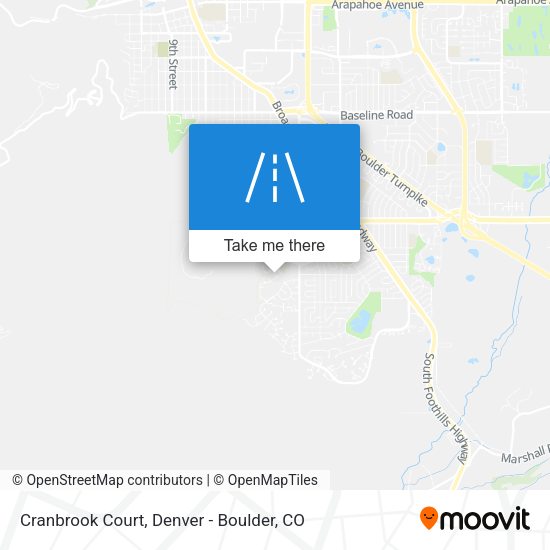 Mapa de Cranbrook Court