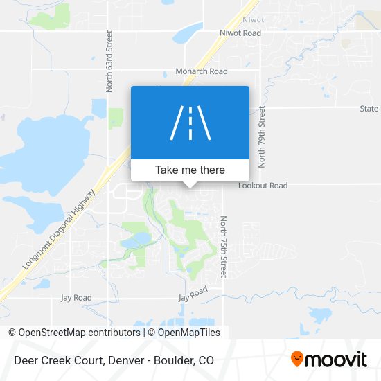 Mapa de Deer Creek Court