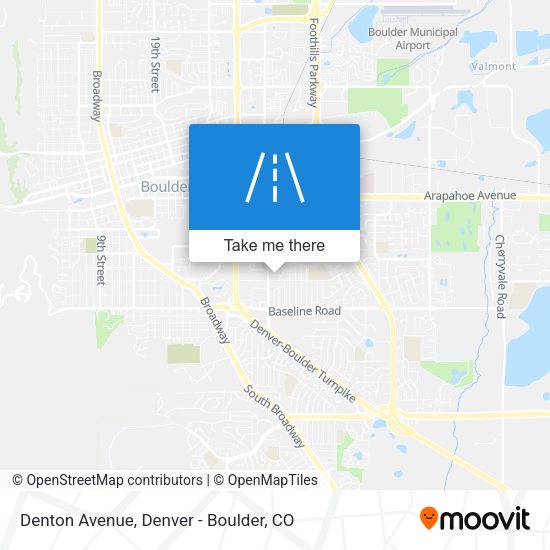 Mapa de Denton Avenue