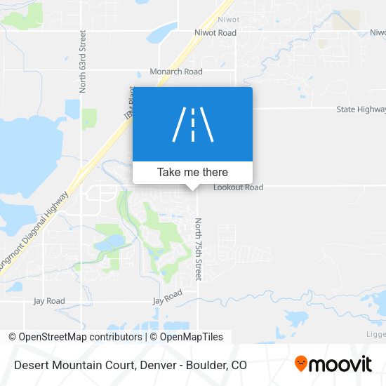 Desert Mountain Court map