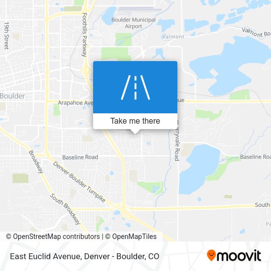 East Euclid Avenue map