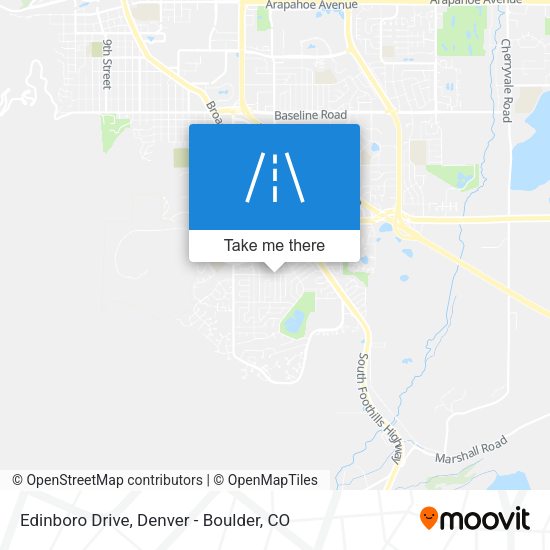 Edinboro Drive map