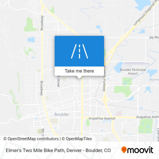 Mapa de Elmer's Two Mile Bike Path