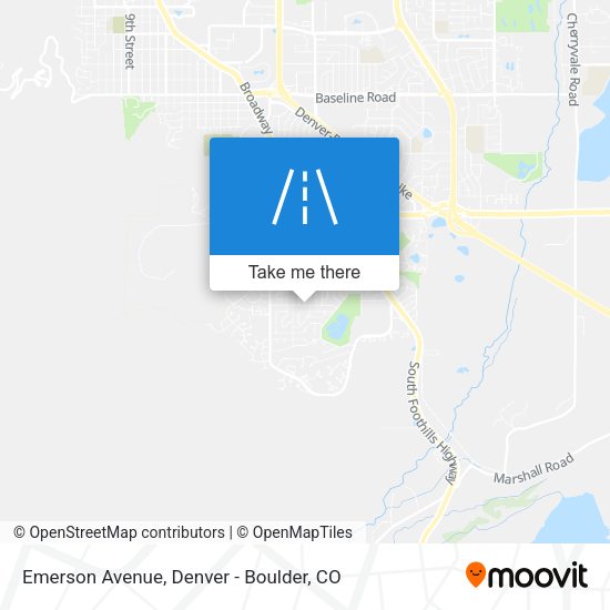 Mapa de Emerson Avenue