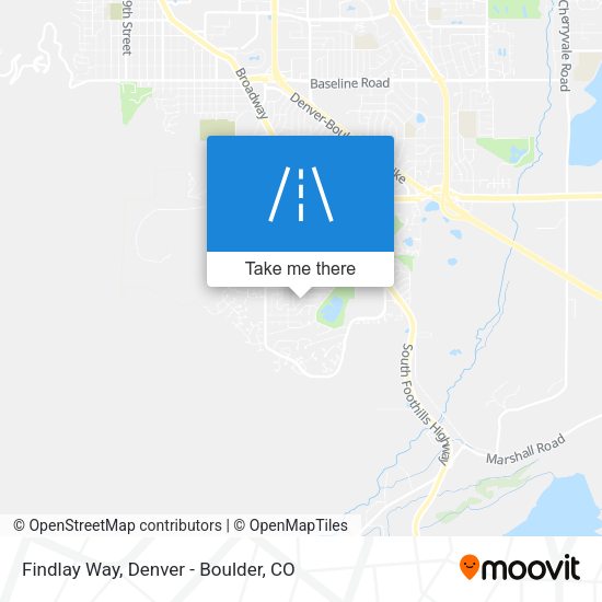Mapa de Findlay Way