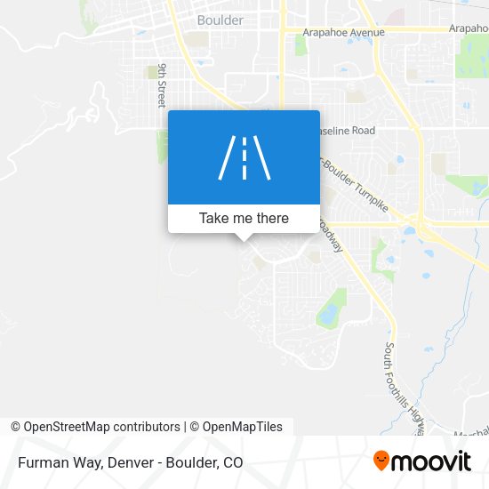 Mapa de Furman Way