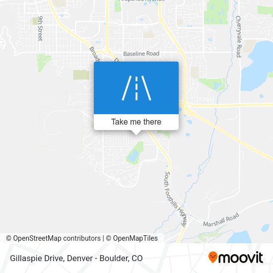 Gillaspie Drive map