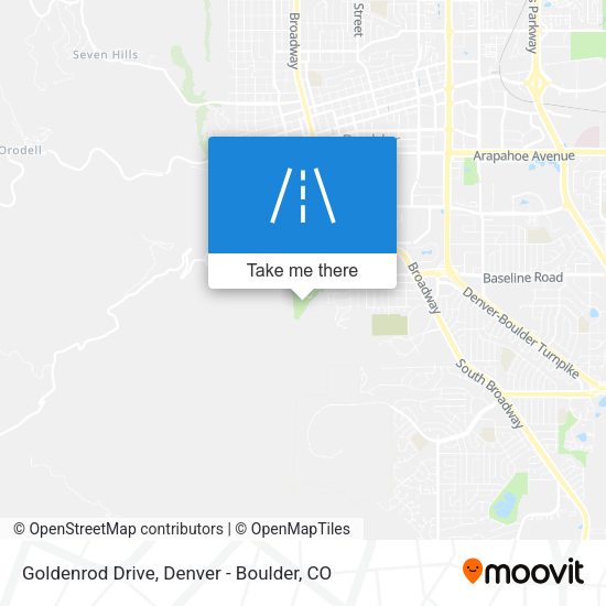 Goldenrod Drive map
