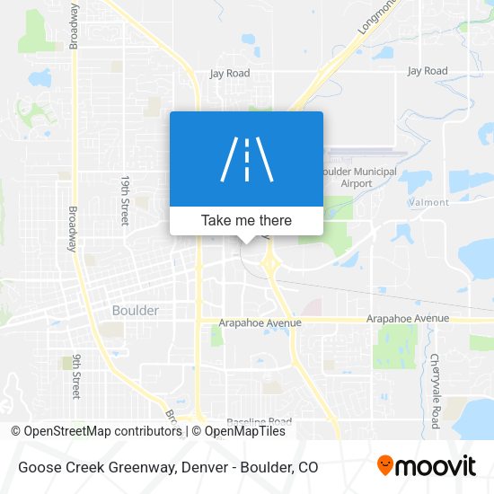Goose Creek Greenway map