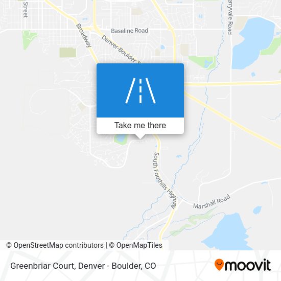 Mapa de Greenbriar Court