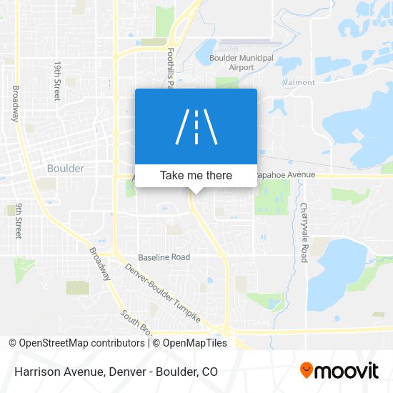 Harrison Avenue map