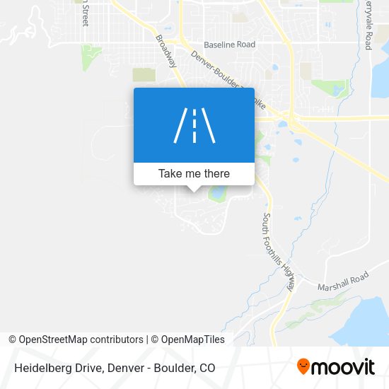 Mapa de Heidelberg Drive