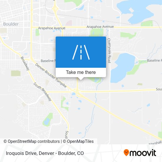 Iroquois Drive map