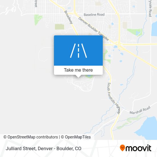 Julliard Street map