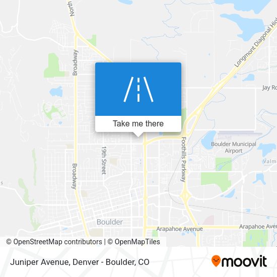 Juniper Avenue map