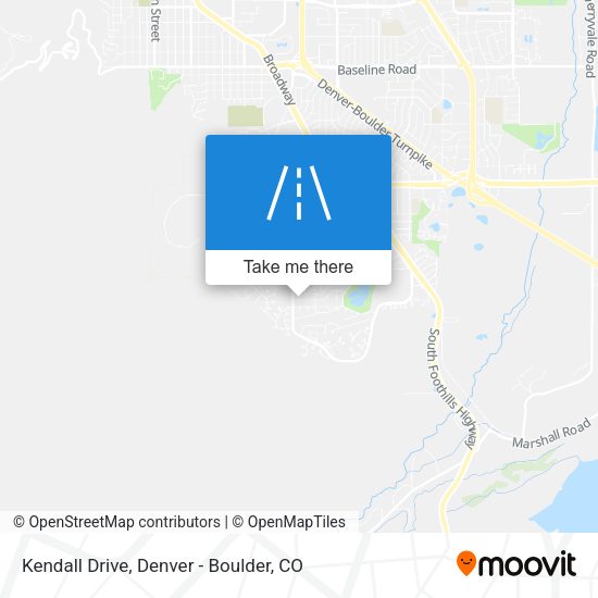 Mapa de Kendall Drive