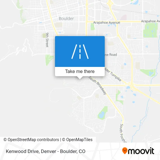 Mapa de Kenwood Drive