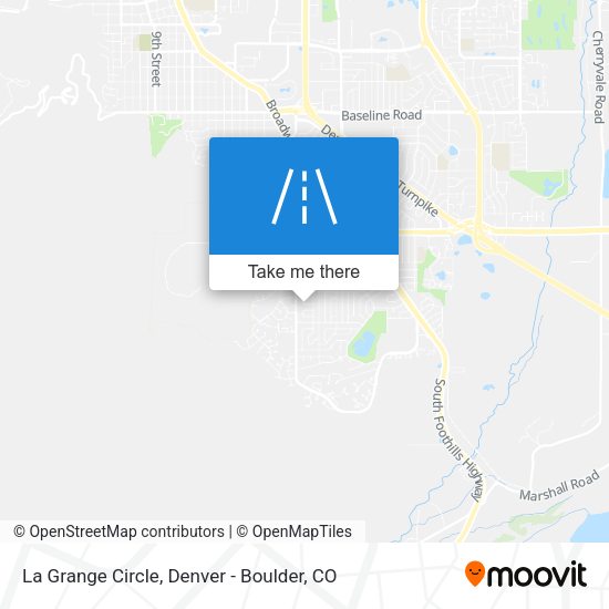 La Grange Circle map