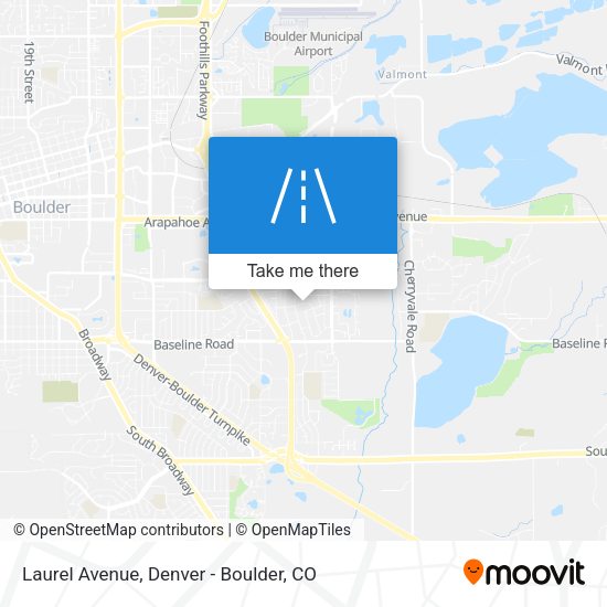 Mapa de Laurel Avenue