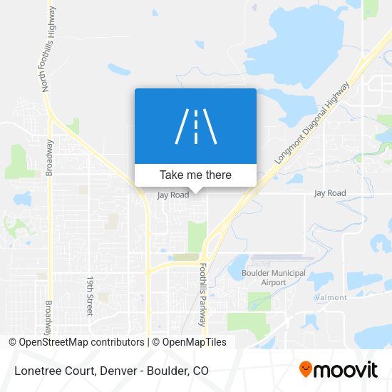 Lonetree Court map