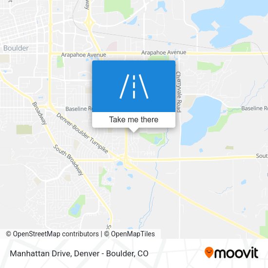 Mapa de Manhattan Drive