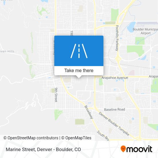 Marine Street map
