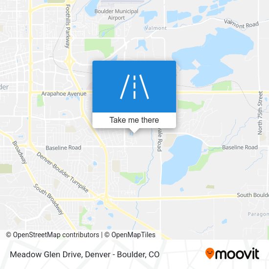 Meadow Glen Drive map