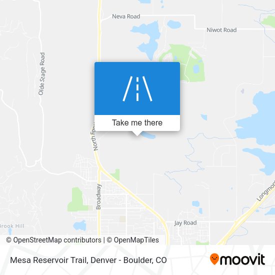 Mapa de Mesa Reservoir Trail