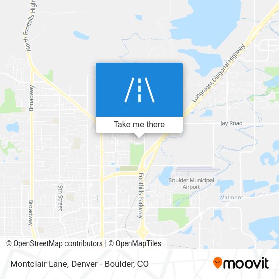 Montclair Lane map