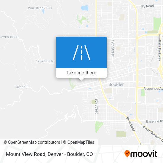 Mount View Road map