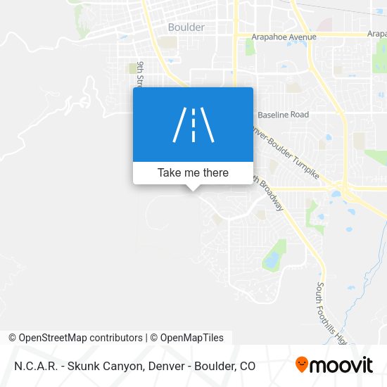 Mapa de N.C.A.R. - Skunk Canyon