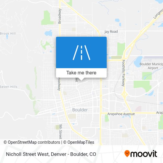 Nicholl Street West map