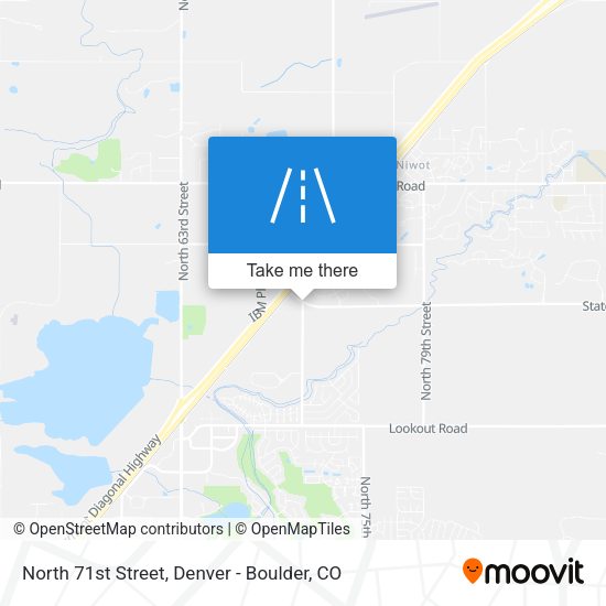 Mapa de North 71st Street