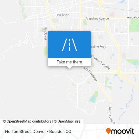 Norton Street map