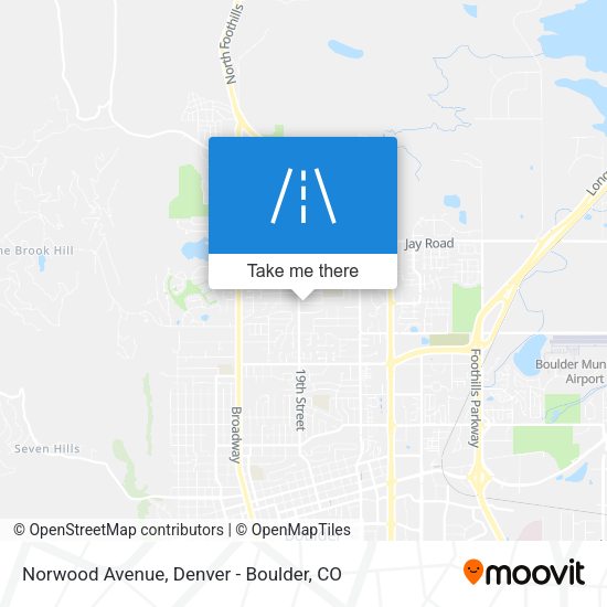Norwood Avenue map