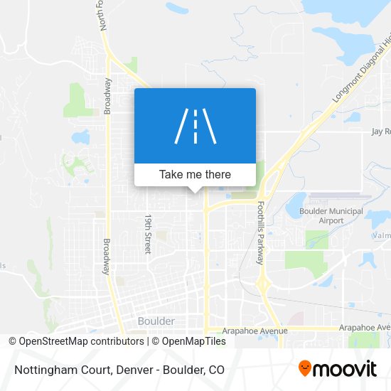 Nottingham Court map