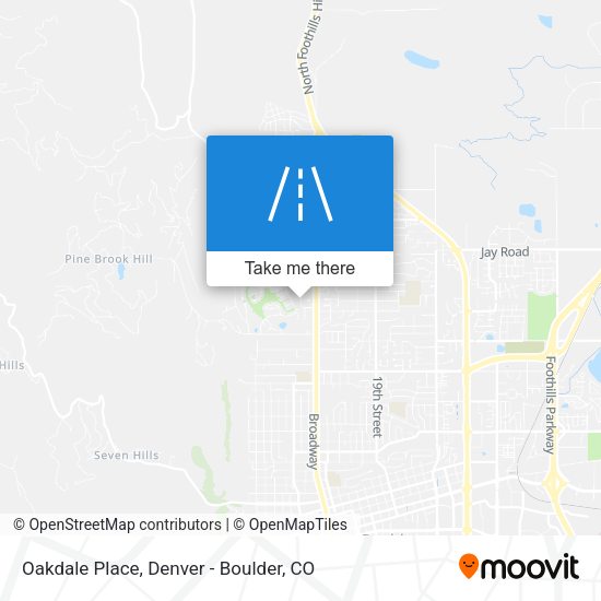 Mapa de Oakdale Place
