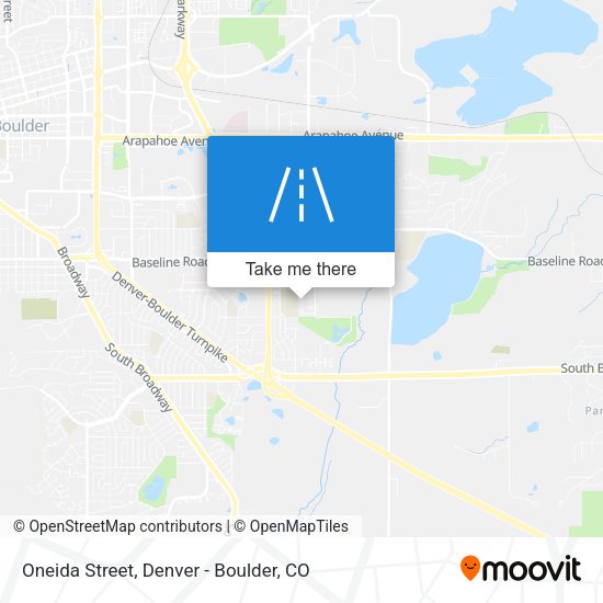 Oneida Street map