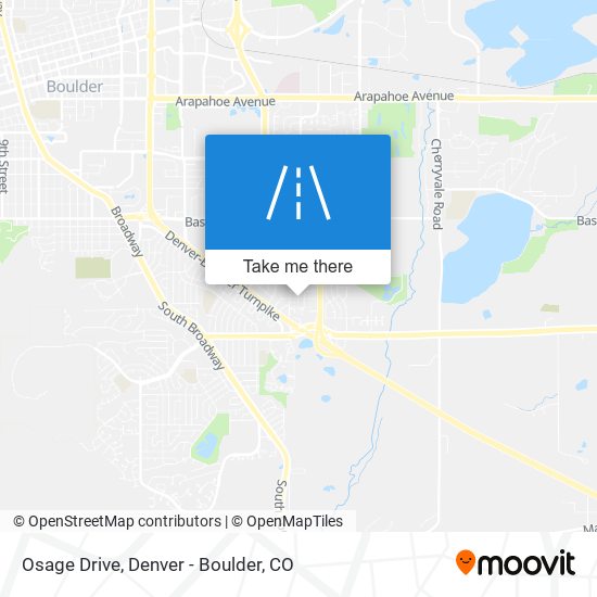 Osage Drive map