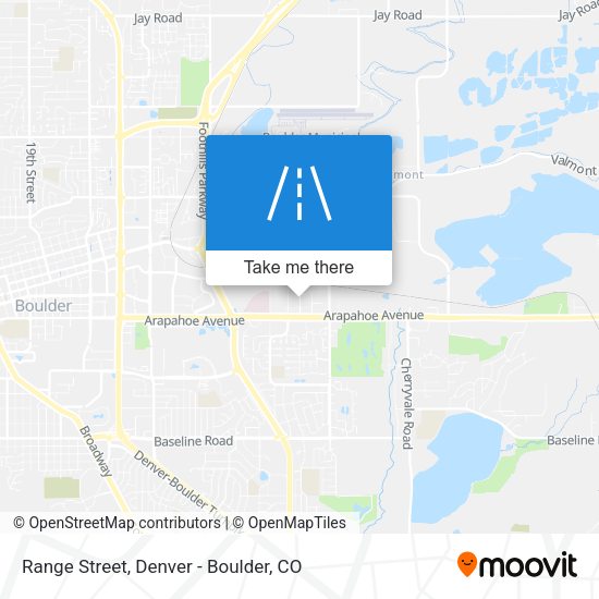 Mapa de Range Street