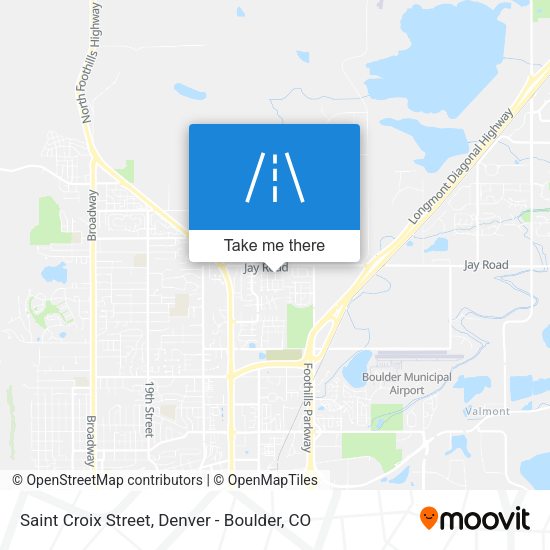 Saint Croix Street map