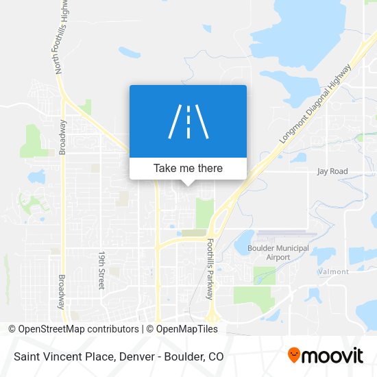 Saint Vincent Place map
