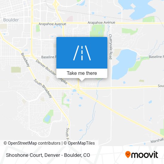 Mapa de Shoshone Court