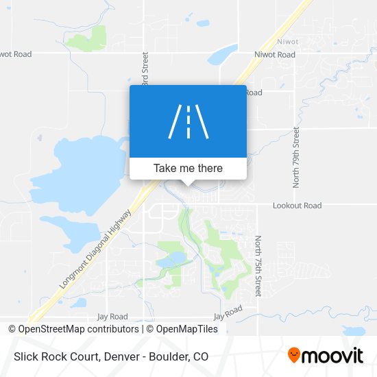 Slick Rock Court map