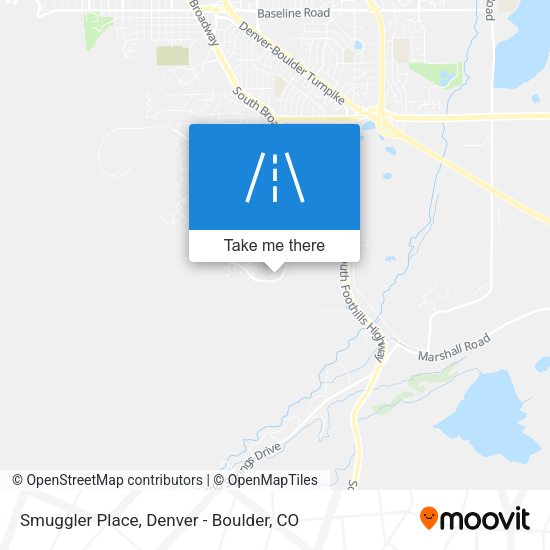 Smuggler Place map