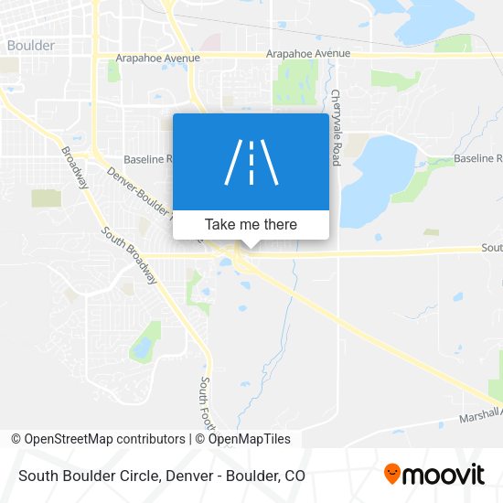 Mapa de South Boulder Circle